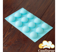 Силіконова форма "Півсфера" d-4,8 см 12 осередків