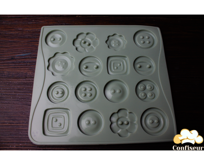 Молд силіконовий Гудзики (розмір виробів 35 мм)