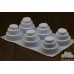 Silicone form for baking 