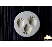 Mold Strawberry 20 mm (3 pcs.)