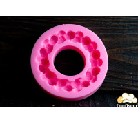 Молд силіконовий "Вінок №1 полуничка" 70 мм