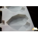 Shape silicone for ice cream from 2-pcs Heart grated