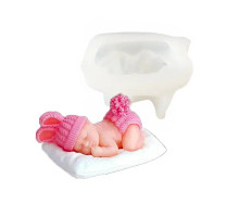 Молд Младенец в шапочке с ушками