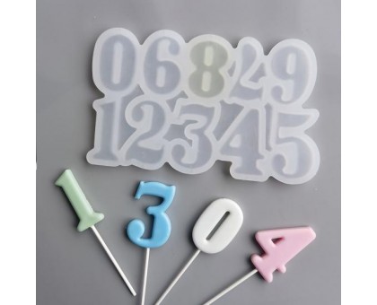 Silicone mold for lollipops 
