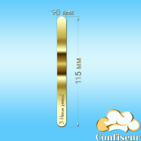 Палочка для мороженого "С новым годом" (золотой акрил)