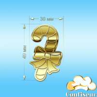 Decor acrylic "Lollipop"-1 (golden acrylic)
