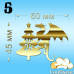 Decor acrylic Dragon (gold)