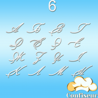Весільний шрифт №6 (білий акрил)