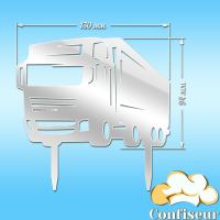 Topper "Truck"-1 (white acrylic)