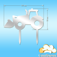 Topper "Tractor" (white acrylic) Topper "Tractor" (white acrylic)