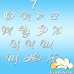 Wedding font #7 (white acrylic)