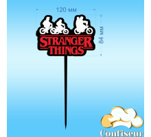 Топпер "Stranger Things" (кольоровий акрил)