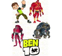 Вафельна картинка "Ben10"-2