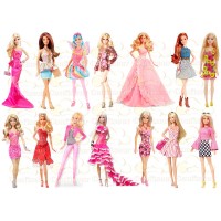 Waffle picture "Barbie" -1