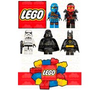 Вафельна картинка "Lego"-1