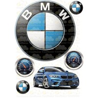Вафельна картинка "BMW"-5