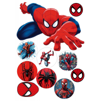 Edible waffle picture "Spiderman"-33
