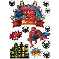 Edible picture "Spider-Man"-21