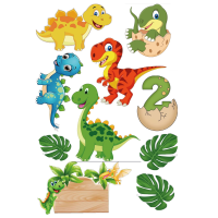 Вафельна картинка "Динозаври" -21