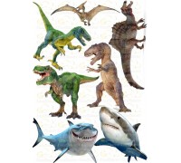Вафельна картинка "Динозаври" -9