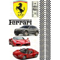 Waffle picture "Ferrari"-4