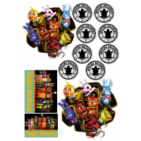 Вафельна картинка "FNAF" -9