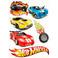 Вафельна картинка "Hot Wheels" -14