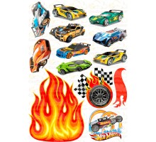 Вафельна картинка "Hot Wheels" -15