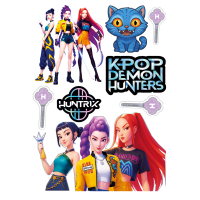 Вафельна картинка "Huntrix"-1