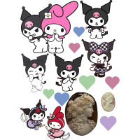 Вафельна картинка "Kuromi"-1