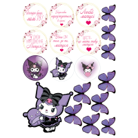 Вафельна картинка "Kuromi"-3