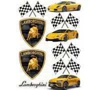 Вафельна картинка "Lamborghini"-1