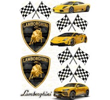 Вафельна картинка "Lamborghini"-1