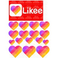 Edible wafers images "Likee" -12