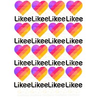 Edible wafers images "Likee" -13
