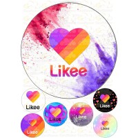 Edible wafers images "Likee" -14