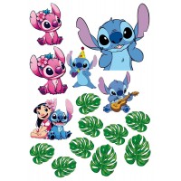 Waffle picture "Lilo and Stitch"-5