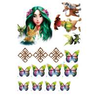 Вафельна картинка "Мавка"-5