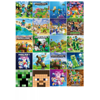 Вафельна картинка "Minecraft" -52