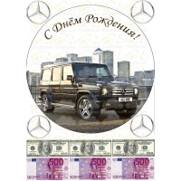 Waffle picture "Mercedes"-3