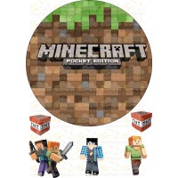 Вафельна картинка "Minecraft"-23