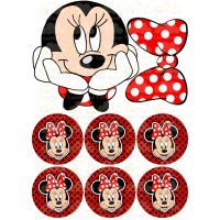 Edible picture "Minnie Mouse" -8