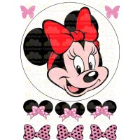 Edible picture "Minnie Mouse" -9
