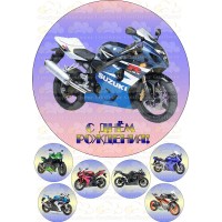 Вафельна картинка "Мотоцикли" -2
