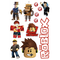 Вафельна картинка "ROBLOX"-17