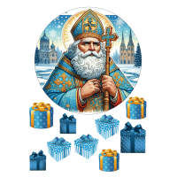 Wafer picture "Happy St. Nicholas Day"-15