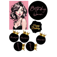 Вафельна картинка "Жіноча"-52 Вафельна картинка "Жіноча"-52