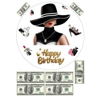 Вафельна картинка "Жіноча"-50 Вафельна картинка "Жіноча"-50