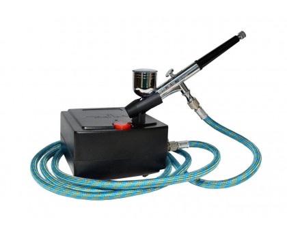Набор для аэрографии пищевыми красителями Cake decoration set AS-200BE/BD-130E