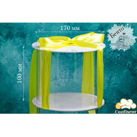 Sweet-бокс d170мм, h100 мм (белый акрил)